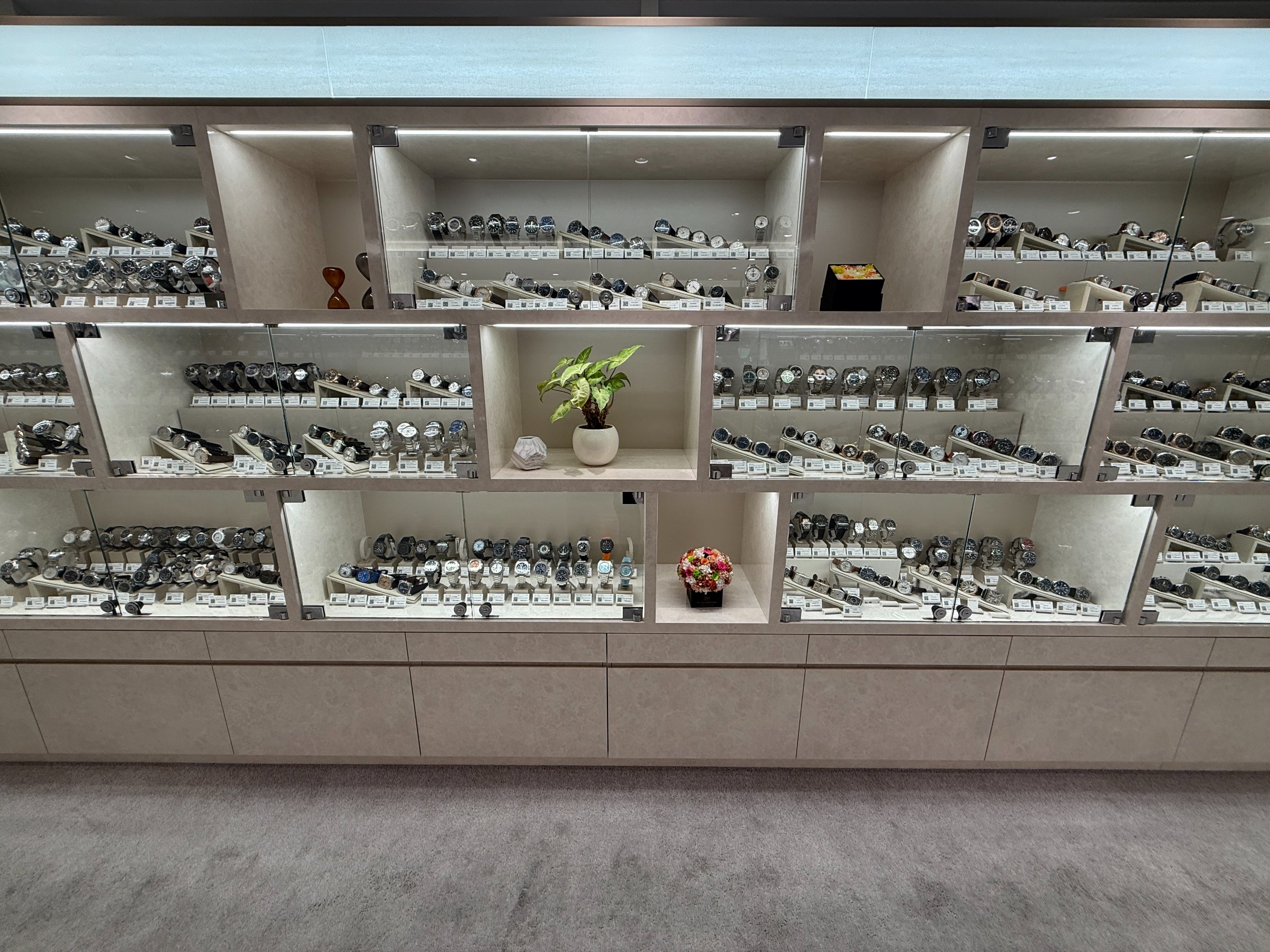 Gorgeous display of watches