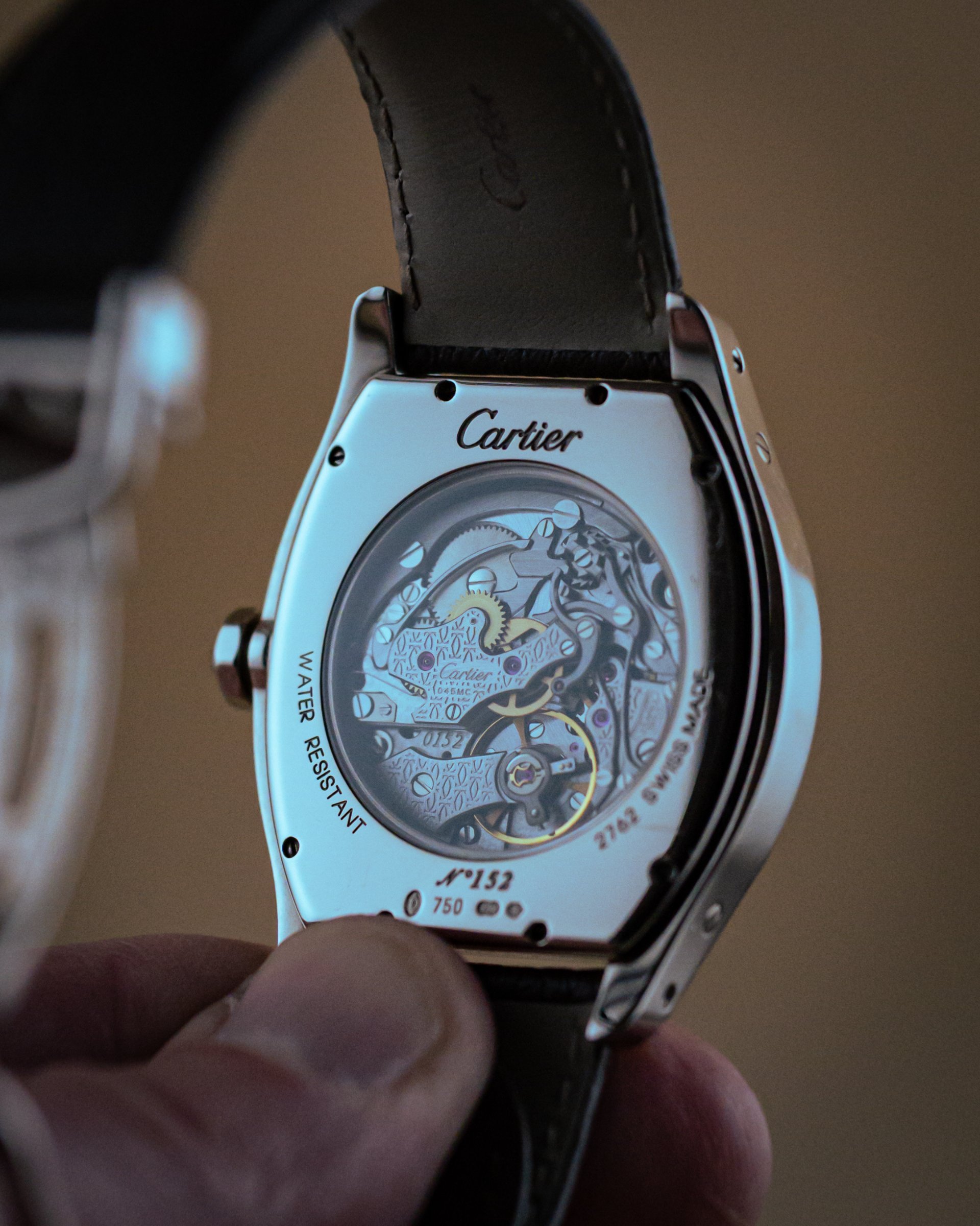 Cartier Tortue Monopoussoir CPCP Caseback